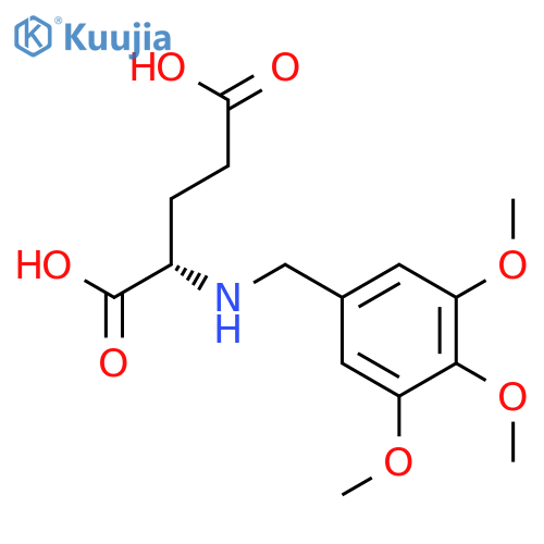 L-GLUTAMIC ACID, N-[(3,4,5-TRIMETHOXYPHENYL)METHYL]- structure