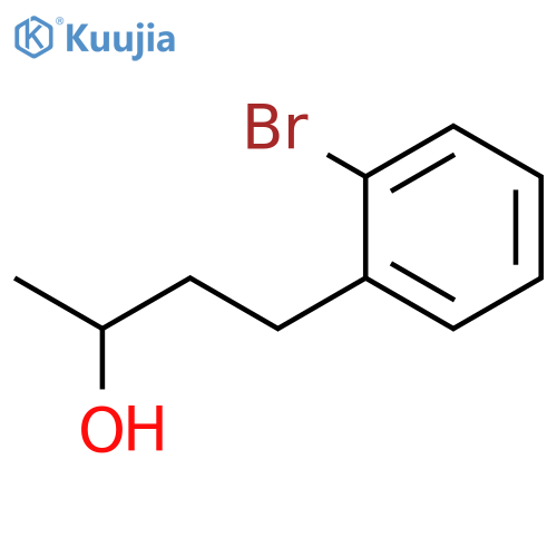 4-(2-bromophenyl)butan-2-ol structure