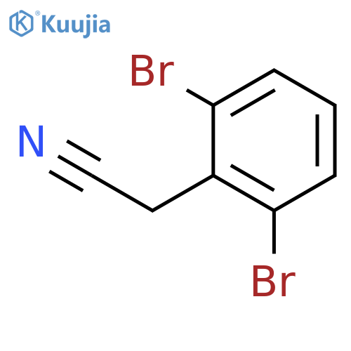 2-(2,6-Dibromophenyl)acetonitrile structure