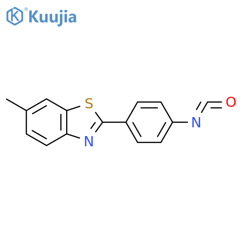 Benzothiazole, 2-(4-isocyanatophenyl)-6-methyl- structure
