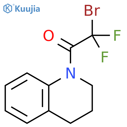 2-BROMO-1-[3,4-DIHYDRO-1(2H)-QUINOLINYL]-2,2-DIFLUORO-1-ETHANONE structure