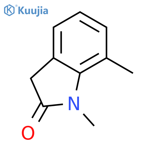 2H-Indol-2-one, 1,3-dihydro-1,7-dimethyl- structure