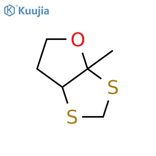 1,3-Dithiolo[4,5-b]furan, tetrahydro-3a-methyl- structure