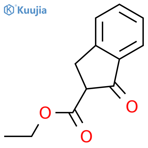ethyl 1-oxo-2,3-dihydro-1H-indene-2-carboxylate structure