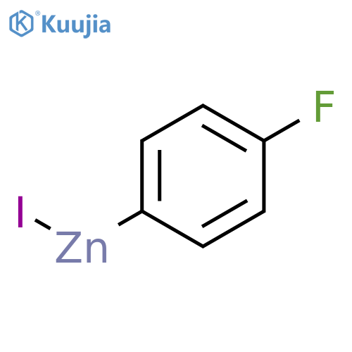 Iodozinc(1+) 4-fluorobenzen-1-ide structure