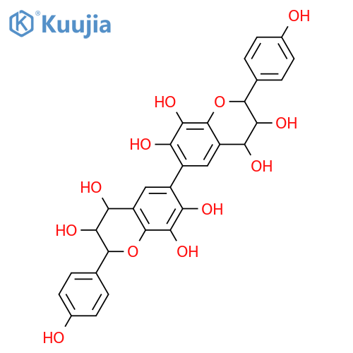 3,4,4',7,8-Pentahydroxyflavan-(6→6)-3,4,4',7,8-pentahydroxyflavan; (2R,2'R,3R,3'R,4R,4'S)-form structure