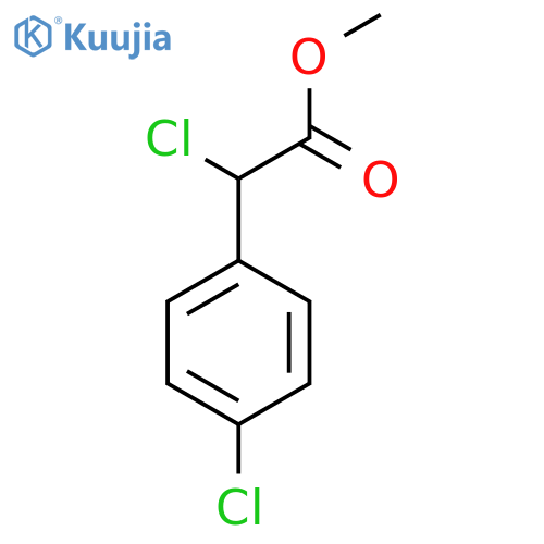 methyl 2-chloro-2-(4-chlorophenyl)acetate structure