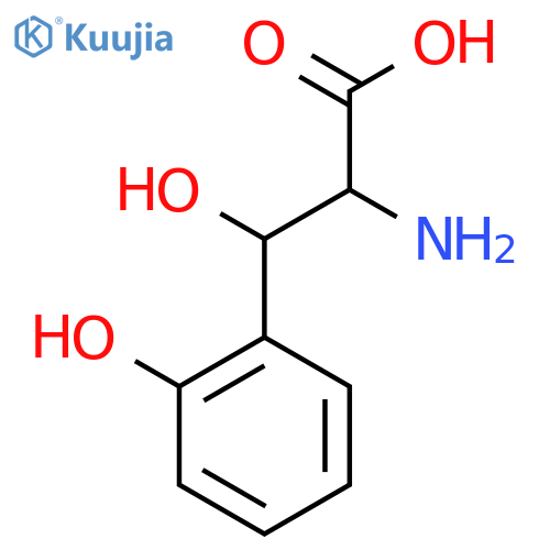 2-Amino-3-hydroxy-3-(2-hydroxyphenyl)propanoic acid structure