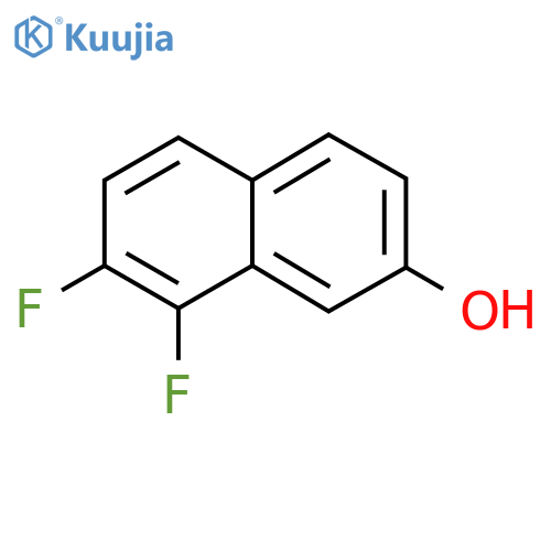 7,8-Difluoronaphthalen-2-ol structure