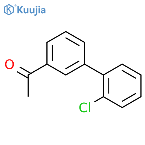 1-(2'-chloro-3-biphenylyl)ethanone structure