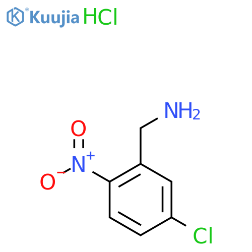 (5-Chloro-2-nitrophenyl)methanamine hydrochloride structure