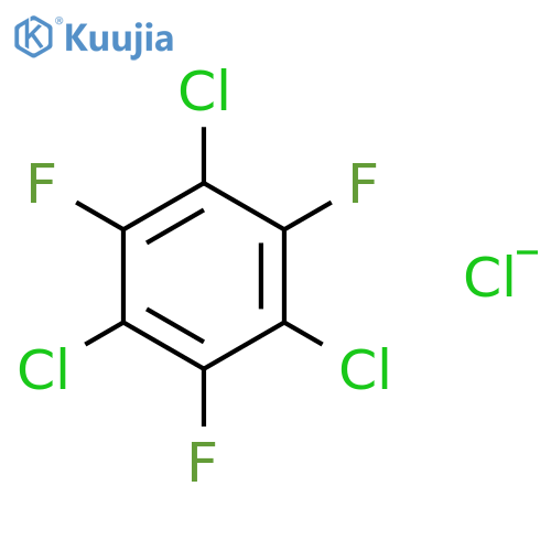 BENZENE, 1,3,5-TRICHLORO-2,4,6-TRIFLUORO-, CHLORIDE structure
