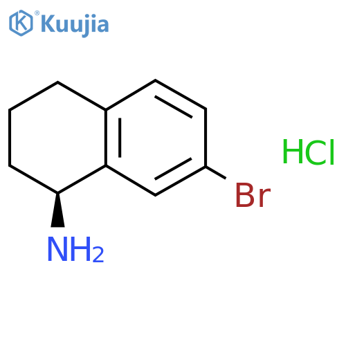 (S)-7-Bromo-1,2,3,4-Tetrahydro-Naphthalen-1-Ylamine Hydrochloride structure