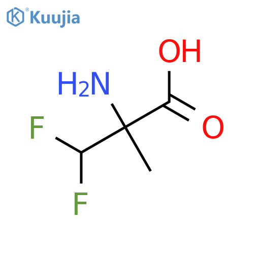 2-amino-3,3-difluoro-2-methylpropanoic acid structure