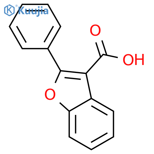 2-phenylbenzofuran-3-carboxylic acid structure