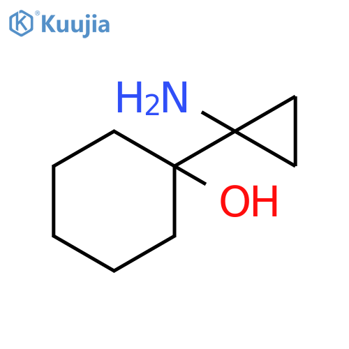1-(1-aminocyclopropyl)cyclohexan-1-ol structure