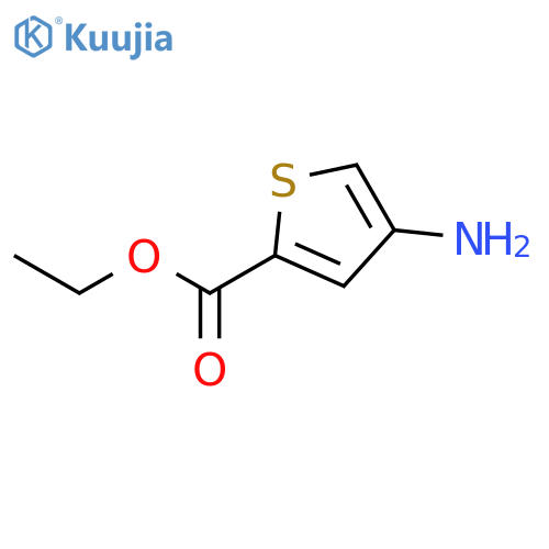 2-Thiophenecarboxylic acid, 4-amino-, ethyl ester structure