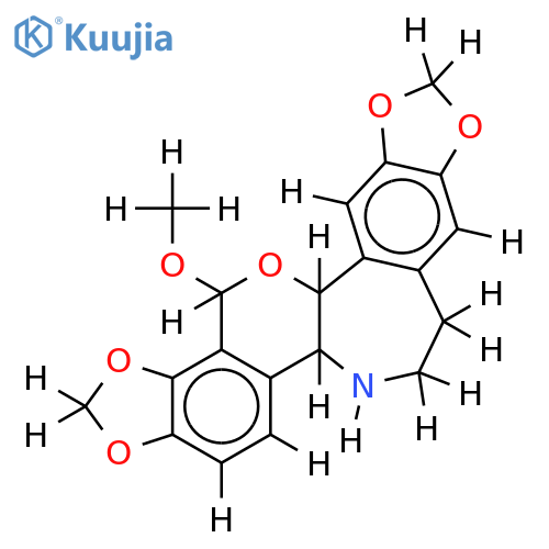 ent-2,3;10,11-bis-methanediyldioxy-8alpha-methoxy-(15alpha)-rheadane structure