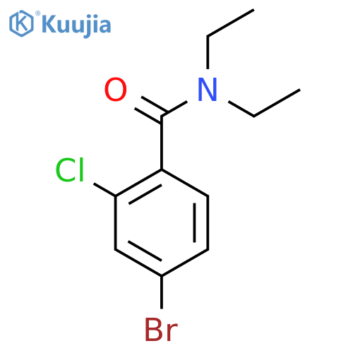 N,N-Diethyl 4-bromo-2-chlorobenzamide structure