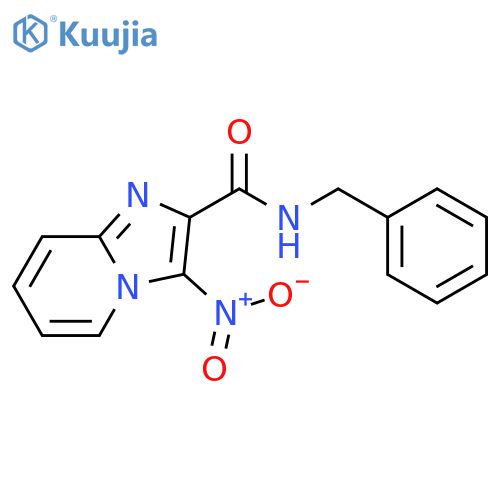 N-Benzyl-3-nitroimidazo[1,2-a]pyridine-2-carboxamide structure