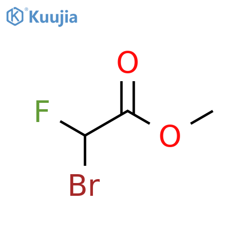 ACETIC ACID, BROMOFLUORO-, METHYL ESTER structure