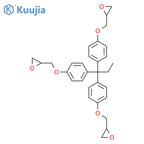 2,2',2''-[propylidynetris(p-phenyleneoxymethylene)]trioxirane structure