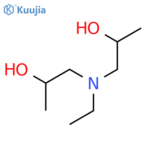 1,1-(Ethylimino)dipropan-2-ol structure