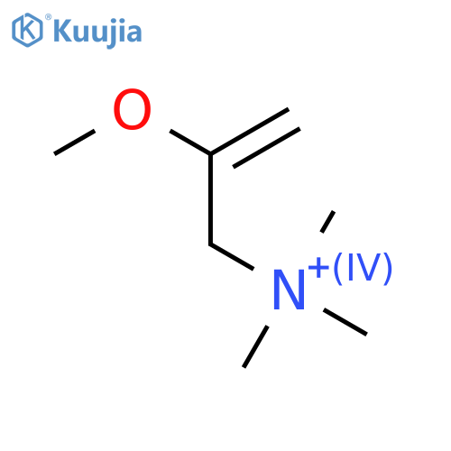N-(2-Methoxy-2-propenyl)trimethylammonium(1+) structure