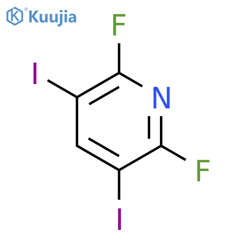 2,6-Difluoro-3,5-diiodopyridine structure