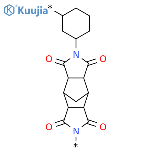 Poly[(octahydro-1,3,5,7-tetraoxo-4,8-methanobenzo[1,2-c:4,5-c']dipyrrole-2,6(1H,3H)-diyl)-1,3-cyclohexanediyl] structure