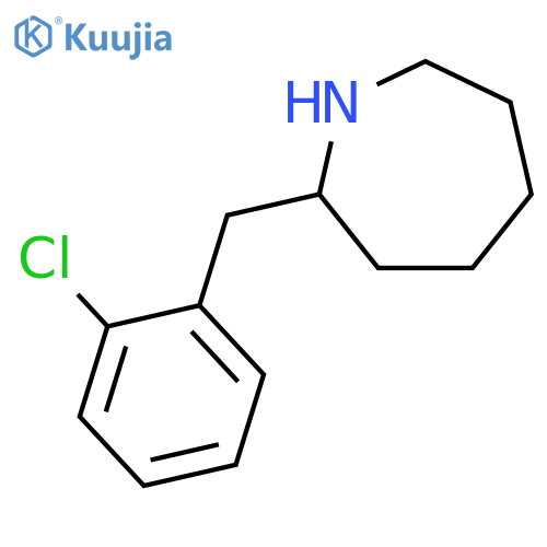 2-[(2-chlorophenyl)methyl]azepane structure