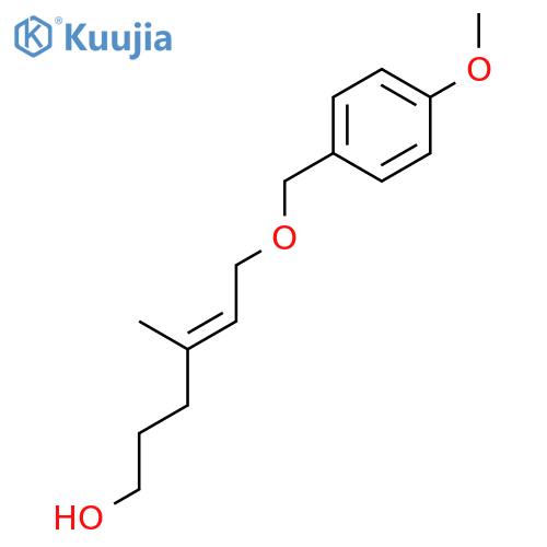 4-HEXEN-1-OL, 6-[(4-METHOXYPHENYL)METHOXY]-4-METHYL-, (4E)- structure