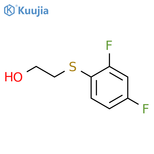 2,4-Difluorophenylthioethanol structure