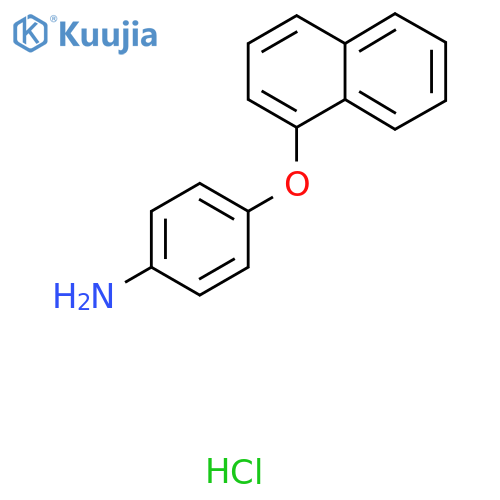 4-(1-Naphthyloxy)aniline hydrochloride structure