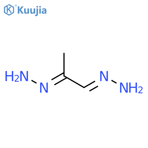 (e)-[(1z)-1-hydrazinylidenepropan-2-ylidene]hydrazine structure