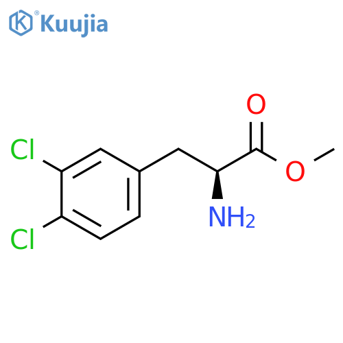 METHYL (2S)-2-AMINO-3-(3,4-DICHLOROPHENYL)PROPANOATE structure