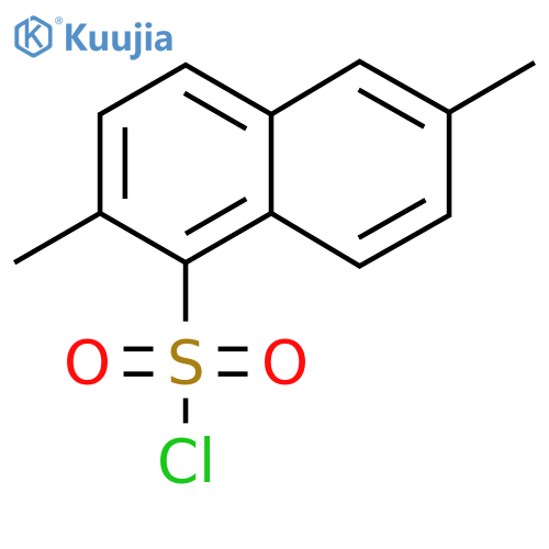2,6-Dimethylnaphthalene-1-sulfonyl chloride structure