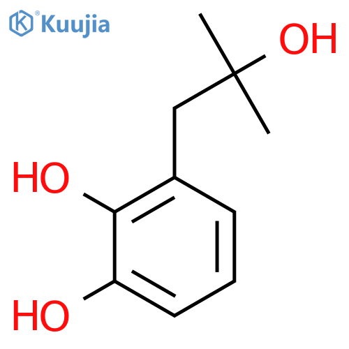 3-(2-Hydroxy-2-methylpropyl)benzene-1,2-diol structure