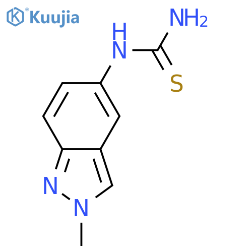 N-(2-METHYL-2H-INDAZOL-5-YL)THIOUREA structure