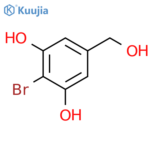 1,3-Benzenediol, 2-bromo-5-(hydroxymethyl)- (9CI) structure