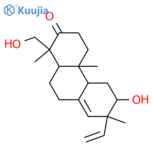 12,19-Dihydroxy-8(14),15-isopimaradien-3-one; (ent-5β,9β,12α)-form structure