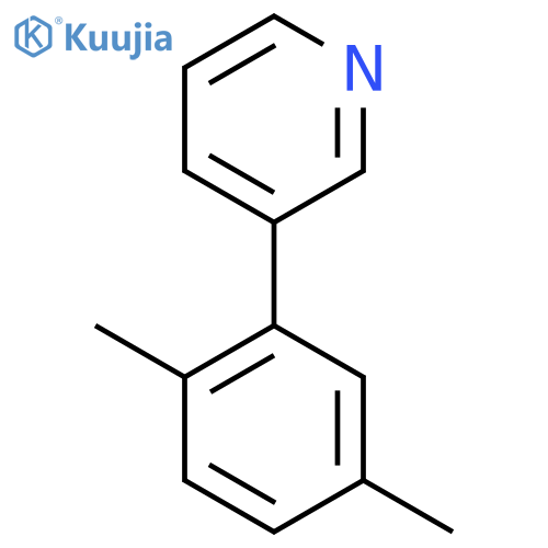 3-(2,5-Dimethylphenyl)pyridine structure