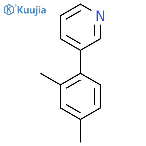 3-(2,4-Dimethylphenyl)pyridine structure