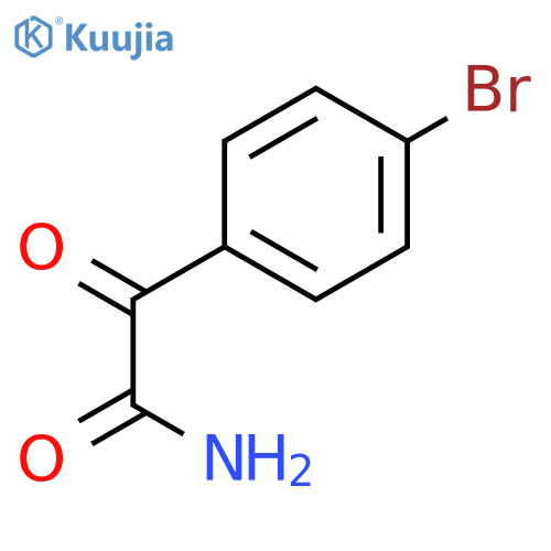 2-(4-Bromophenyl)-2-oxoacetamide structure