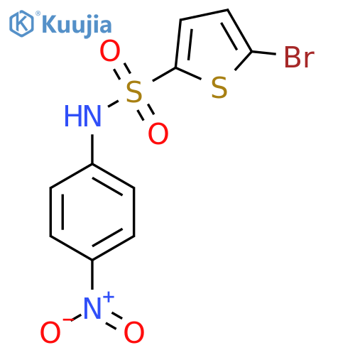 5-Bromo-N-(4-nitrophenyl)thiophene-2-sulfonamide structure