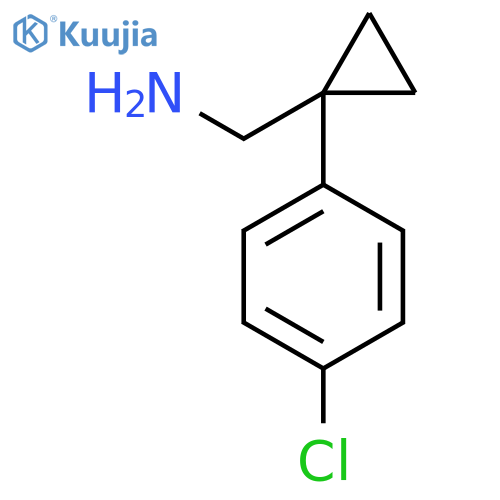 1-(4-Chlorophenyl)cyclopropylmethanamine structure