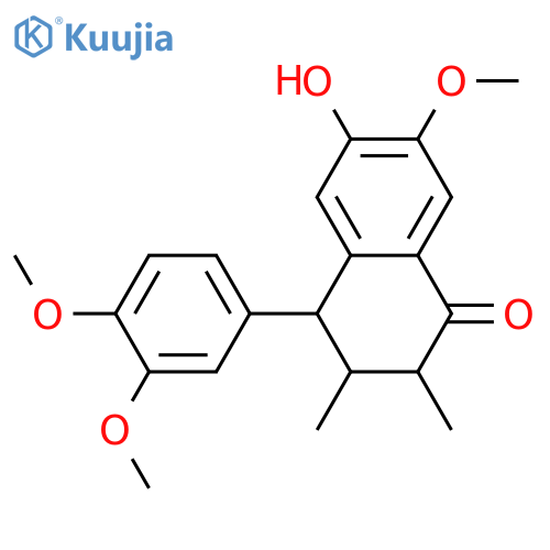 2,7'-Cyclo-8,8'-lignan-3',4,4',5,7-pentol; (7R,7'R,8S,8'S)-form, 7-Ketone, 3',4',5-tri-Me ether structure