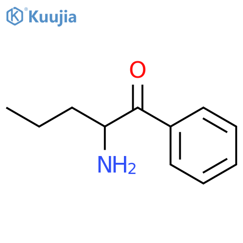 2-amino-1-phenylpentan-1-one hydrochloride structure