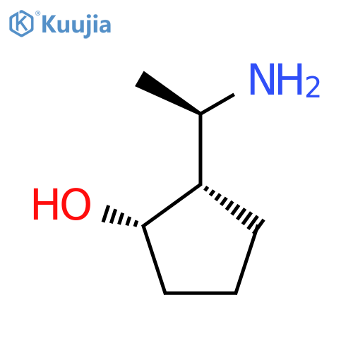 (1S,2S)-2-[(1R)-1-Aminoethyl]cyclopentan-1-ol structure