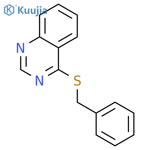 4-(benzylsulfanyl)quinazoline structure